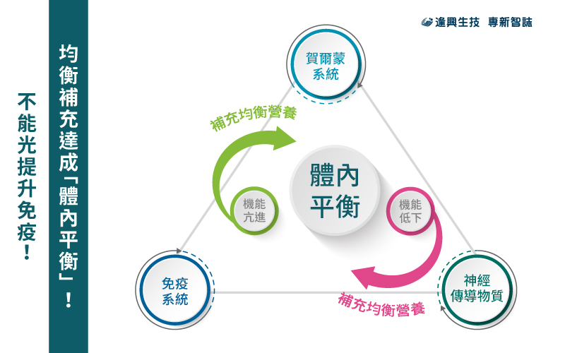 補充均衡營養，三方面維護體內平衡