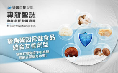 麥角硫因保健食品結合友善劑型，打穩免疫平衡基礎，領航百億藍海市場！